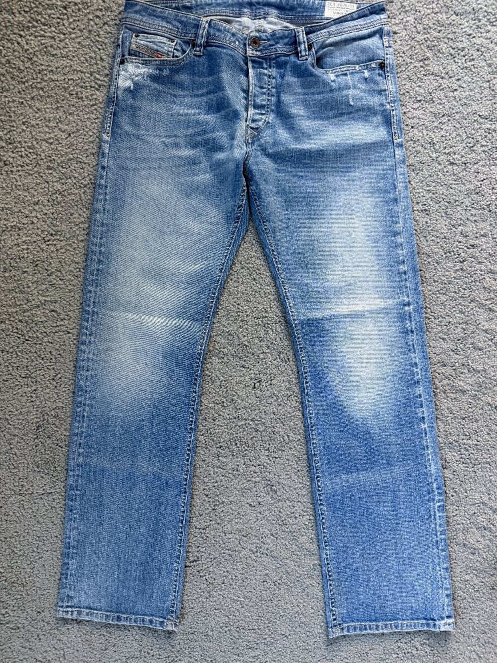 Diesel Viker 008W7 Regular Straight Men's Stretch Jeans Size 34x32- Very Good UC